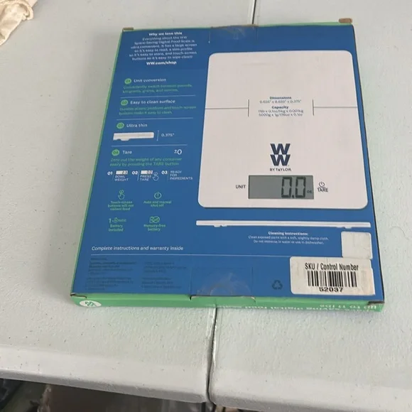 Digital Food Scale - White - Picture 2 of 2